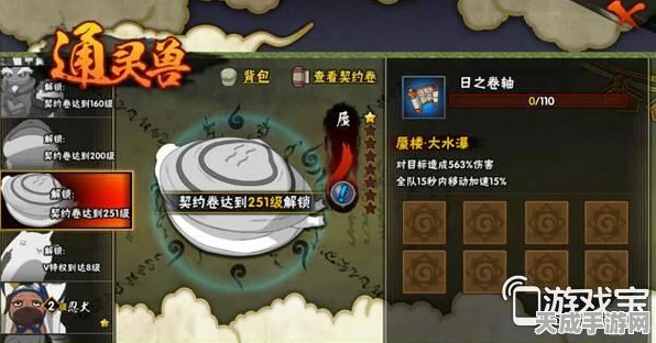 火影忍者手游攻略，揭秘通灵兽飞速成长秘籍