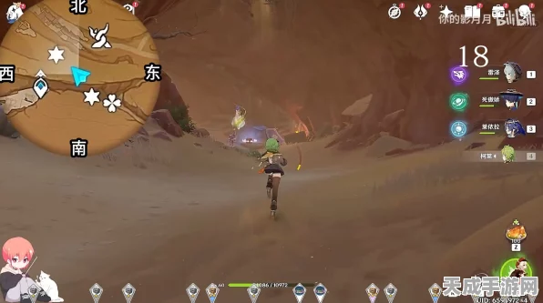 原神千壑沙地探险指南，揭秘神秘区域的进入方法