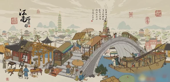 江南百景图深度攻略，秦淮河畔织布坊探秘与宝藏钥匙全揭秘