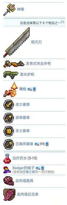 泰拉瑞亚探险指南，揭秘肉山前三神器的高效获取策略