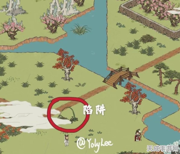 探秘江南百景图，桃花村佛堂隐藏位置全揭秘，解锁神秘剧情线索
