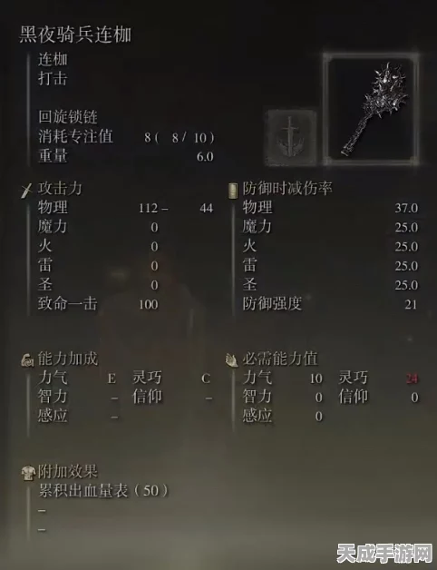 艾尔登法环深度探索，揭秘黑夜骑兵连枷的获取之道