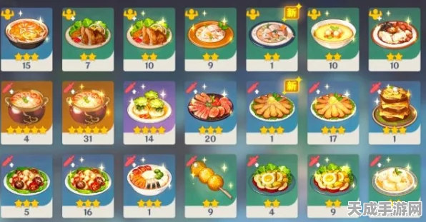 原神美食探索指南，解锁全食谱的终极攻略