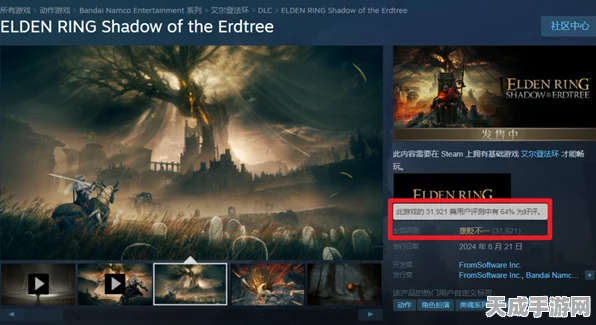 艾尔登法环，黄金树幽影粉丝热捧，角逐年度游戏桂冠