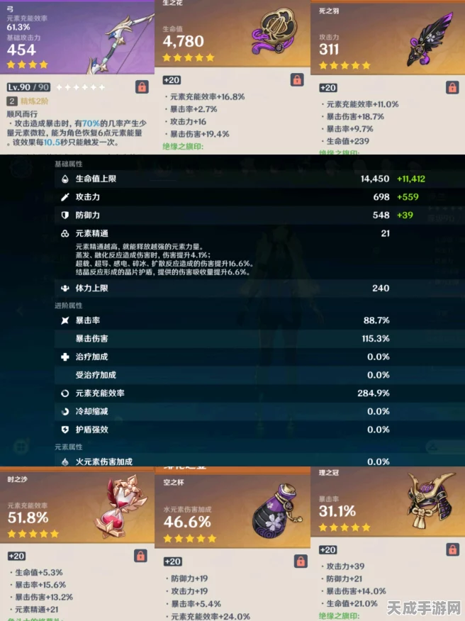 原神深度解析，武器与圣遗物装备系统全攻略