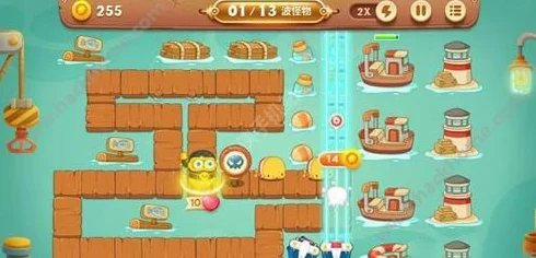 保卫萝卜3深度攻略，码头爬楼梯1-10关完美通关秘籍
