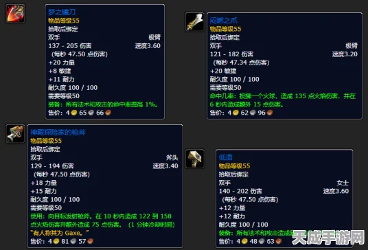 魔兽世界，揭秘单手武器+15敏捷附魔图纸掉落地点，探险者必备！