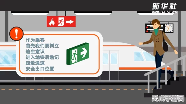 地铁逃生新纪元，2025高科技安全标识与智能路径引领生存之战