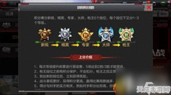 CF手游排位段位分享攻略，解锁荣耀时刻，与好友共耀战场