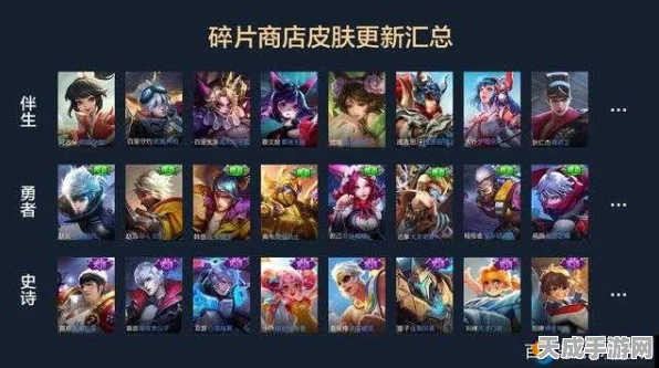 王者荣耀，碎片商店史诗皮肤大换血，下周限定皮肤惊喜上线！