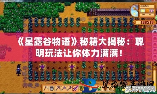 星露谷物语，解锁永久体力星星的终极秘籍与实战攻略