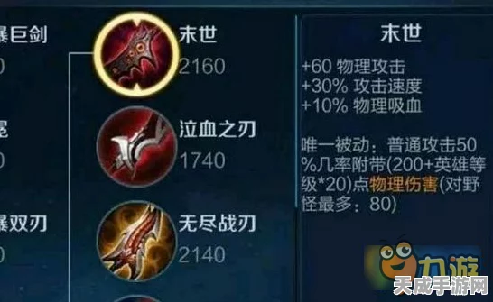 王者荣耀深度解析，末世装备属性与实战应用全揭秘