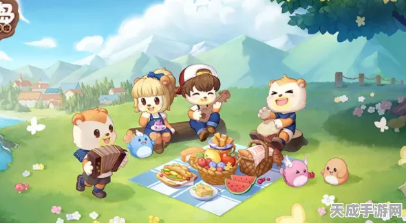 奥比岛手游揭秘，探索梦想国度，揭秘隐藏任务苹果之谜