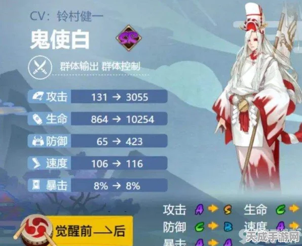 阴阳师深度解析，鬼使白御魂搭配与技能培养全攻略