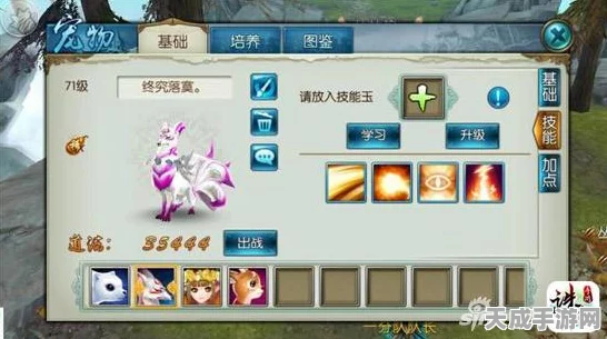 诛仙手游深度攻略，解锁宠物四技能全解析