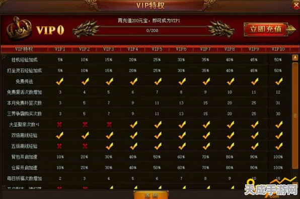洛奇手游VIP服务全面升级，豪华福利助力玩家畅享游戏盛宴！