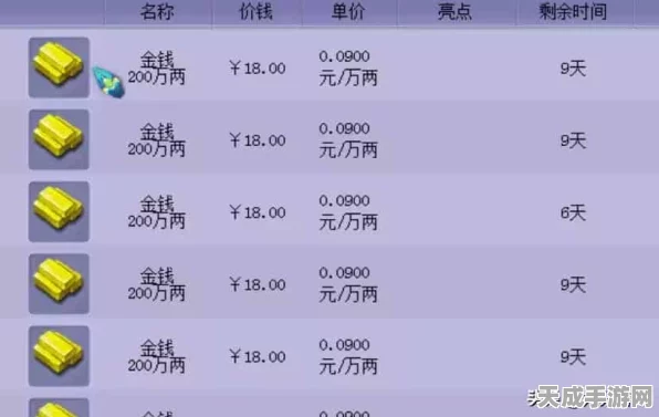 梦幻西游手游藏宝阁金币交易全攻略，轻松玩转经济系统