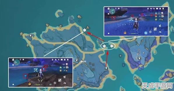 原神探索指南，揭秘海灵芝富集地，附上详尽采集点分布图