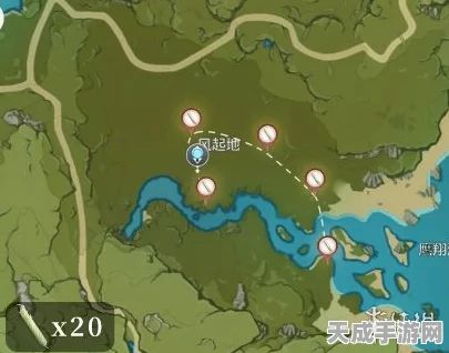 原神探索揭秘，奔狼岭四石灯精准定位与解谜攻略