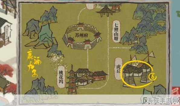 揭秘江南百景图，小树林位置与铲子获取攻略