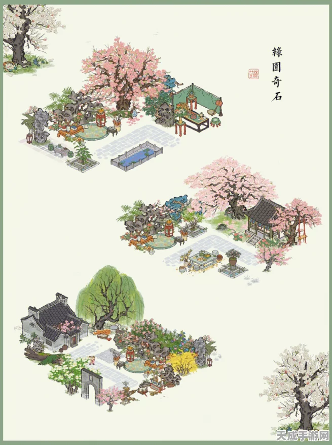 江南百景图春意盎然，芳洲活动全攻略，赢取限定春景装饰