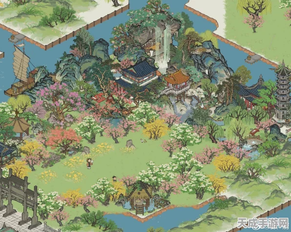 江南百景图春意盎然，芳洲活动全攻略，赢取限定春景装饰