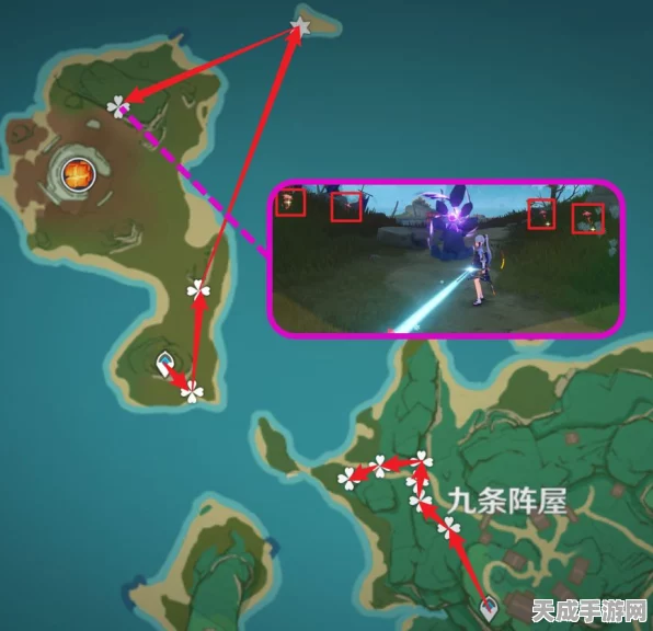 原神玩家必看，高效血斛采集路线全揭秘，助你快速升级！