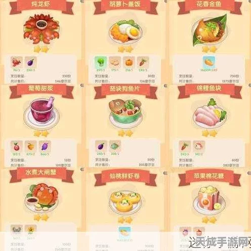 摩尔庄园美食探索，揭秘炖龙虾菜谱与配方材料全攻略