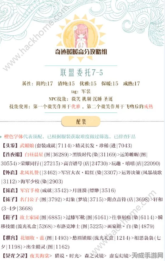 奇迹暖暖联盟委托5-2高分攻略，解锁S级搭配的时尚秘籍