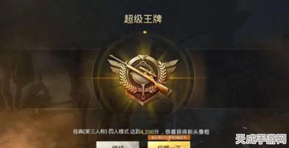 和平精英刚枪王称号揭秘，枪法极致，战场霸主的荣耀之路