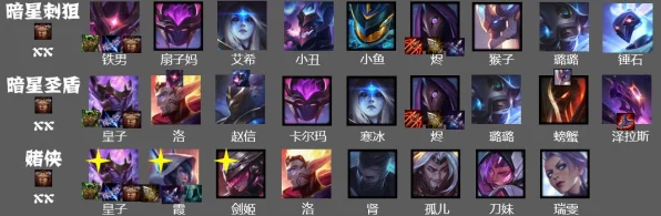 云顶之弈，揭秘4圣盾4星神混搭暗星阵容，精准狙击上分秘籍