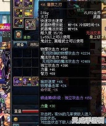 DNF韩服手游，屠戮之刃能否问鼎毕业武器宝座？深度解析与最新动态