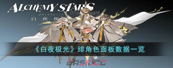 白夜极光绯角色深度解析，面板数据全揭秘，战斗策略大公开