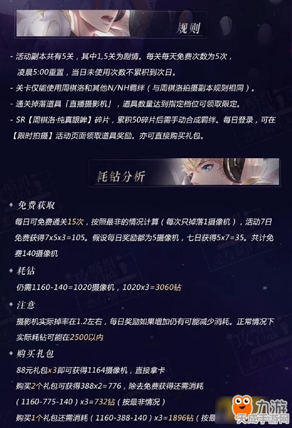 恋与制作人，周棋洛纯真眼眸升星全攻略，材料清单大揭秘！