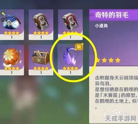 原神攻略秘籍，解锁奇特羽毛的奇妙用法，探索未知秘境！