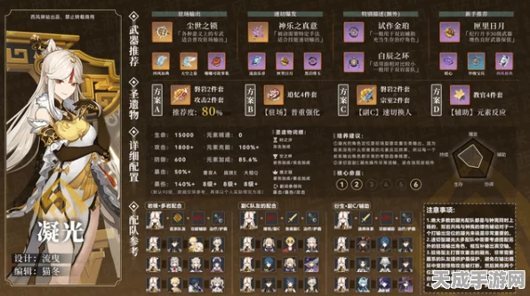 原神深度解析，凝光是否值得培养？全面培养攻略大公开！