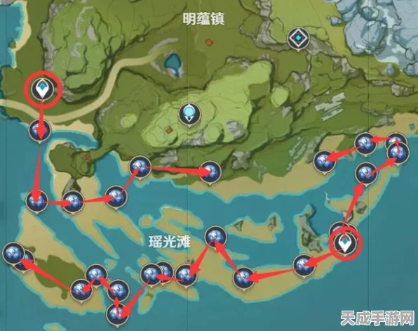 原神星螺采集大赛攻略，独家全方位路线规划，助你速夺星螺资源冠军！