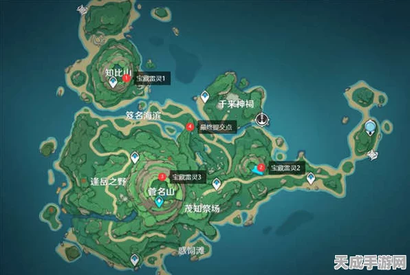 原神鹤观岛雷灵解谜全攻略，揭秘雷灵位置与高效解密流程