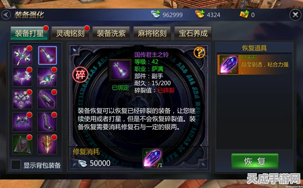 手游攻略，主宰世界装备词条洗炼秘籍大公开，助你战力飙升！