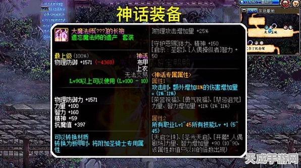 DNF深度解析，揭秘神话装备掉落副本，助你战力飙升！