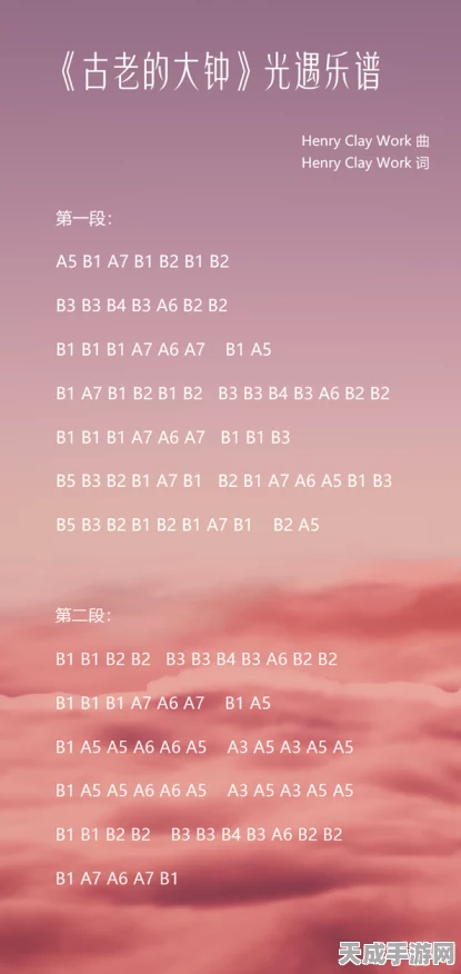光遇高音钢琴大赛琴谱全揭秘，奏响天籁之音，赢取限定奖励！