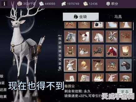一梦江湖手游坐骑攻略大揭秘，解锁珍稀坐骑，精通资源管理之道