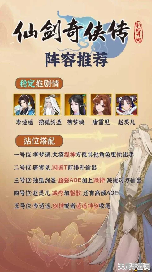 新仙剑奇侠传之挥剑问情，侠客加点全攻略，打造最强战斗阵容！