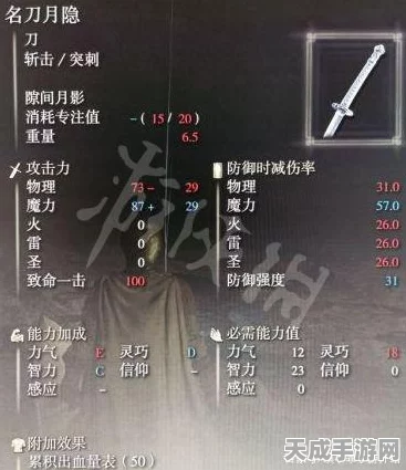 艾尔登法环，揭秘名刀月隐的获取之道与实战攻略