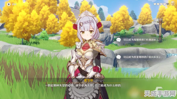 原神攻略揭秘，诺埃尔邀约第二章女仆骑士的荣耀之路——无伤成就获取全解析