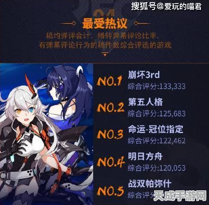 崩坏3顶尖竞技阵容揭秘，打造无敌铁三角，登顶排行榜！
