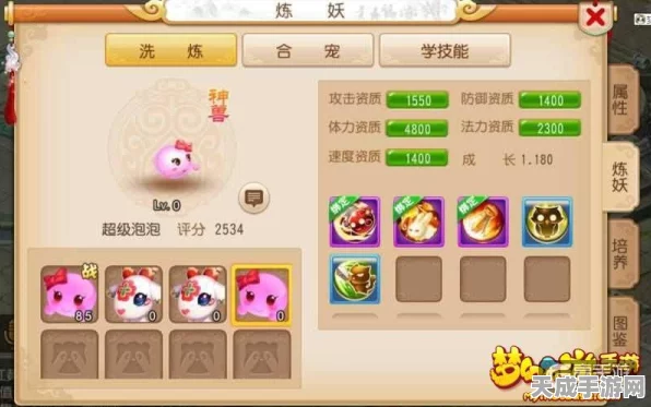 梦幻西游手游，泡泡宠物加点攻略大揭秘，打造最强战斗伙伴！