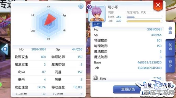 仙境传说RO手游，新版本刺客加点全攻略，打造无敌暗杀者！
