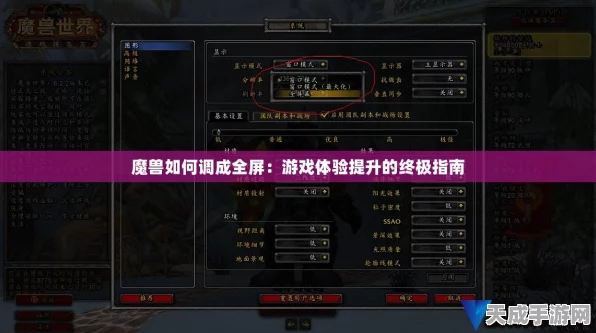 魔兽争霸3冰封王座，不全屏设置攻略大揭秘，畅享游戏新体验！