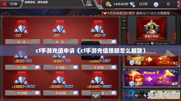 CF手游退款指南，轻松掌握申诉退款全流程
